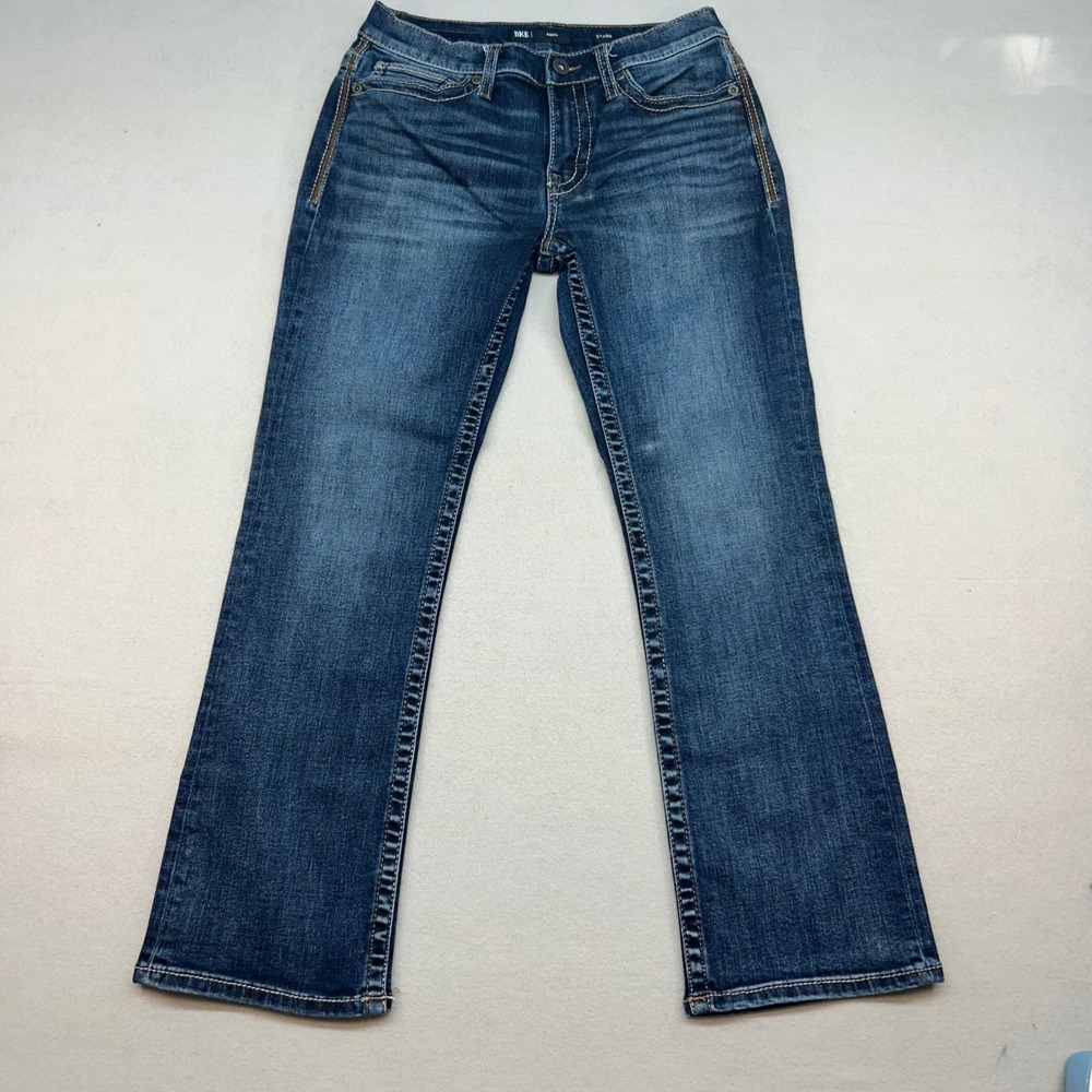 BKE Aiden Straight Leg Jeans Mens 31x30 Medium Wash Stretch Coolmax Denim